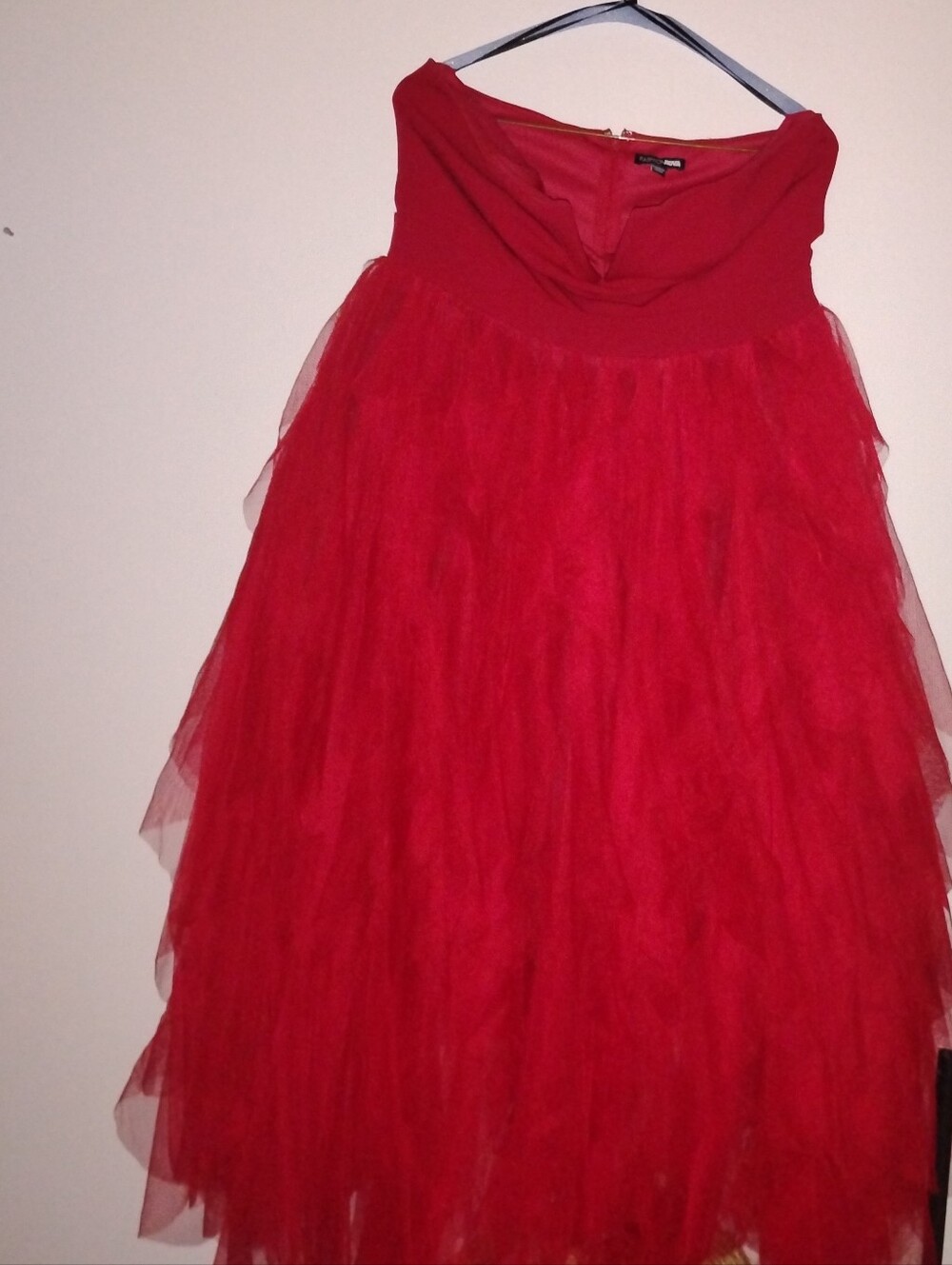 Red Tulle Party Dress Ladies - Brand:Fashion Nova